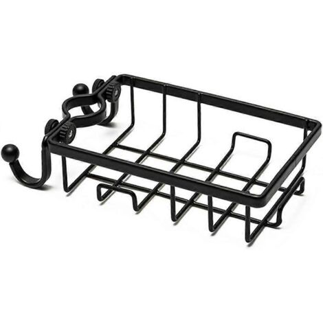 Porte-éponge pour évier de cuisine, panier de rangement pour évier de cuisine, porte-éponge/brosse à éponge en acier inoxydable (1/2)