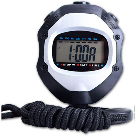 Chronomètre numérique de sport, chronomètre électronique multifonction, chronomètre d'arbitre (1/3)