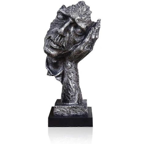 Décorations de bureau abstraites et créatives : Statue du Penseur, Statues et sculptures de mains et de visages (1/5)