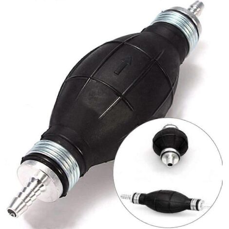 Pompe à essence manuelle, pompe d'amorçage en caoutchouc et aluminium de 10 mm, accessoires automobiles (1/5)