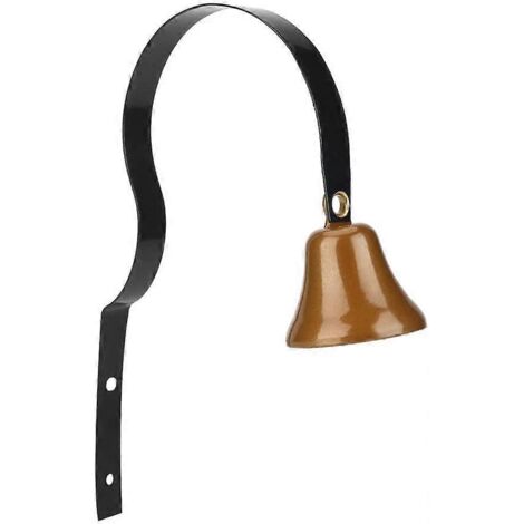 Cloche murale décorative en métal antique pour la maison ou le jardin (1/3)