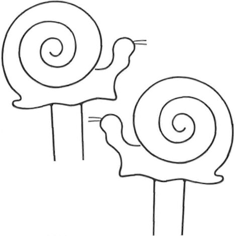 Support pour plantes grimpantes en fer Scail State, étagère pour plantes grimpantes et fleurs grimpantes, lot de 2 (Snake) (1/5)