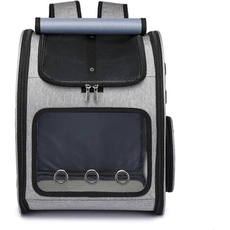 Sac à dos de transport pour chien, sac à dos pliable pour animaux de compagnie, bandoulière réglable, tapis en laine lavable (1/3)