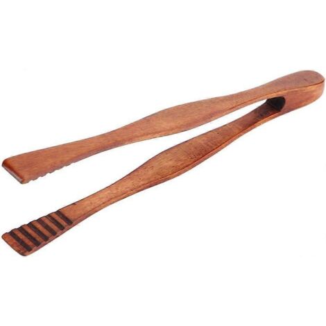 Pinces de cuisine en bois pour barbecue, buffet, pain, steak, outil de service (1/3)