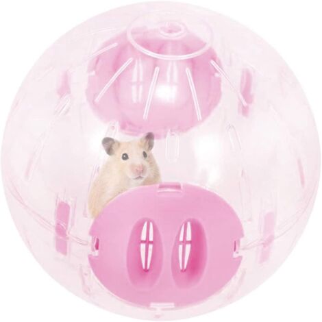 Balle pour hamster 16 cm, roue d'exercice en plastique pour petits animaux (1/4)