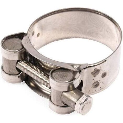 Collier de serrage en acier inoxydable, pinces de serrage réglables en acier inoxydable, collier de serrage argenté (1/5)