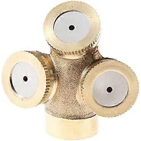 Buse de brumisation en laiton 1/4" G (12,5 mm) avec filetage femelle, buses d'arrosage par brumisation, raccord d'irrigation (1/5)