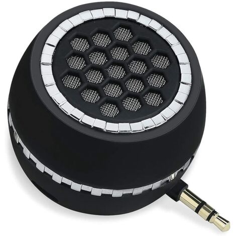 Mini enceinte portable, haut-parleur de téléphone portable 3W avec entrée ligne et batterie au lithium intégrée de 350 mAh. (1/5)