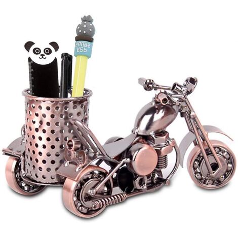 Porte-crayons en fer multifonctionnel et décoratif, porte-crayons unisexe (1/5)