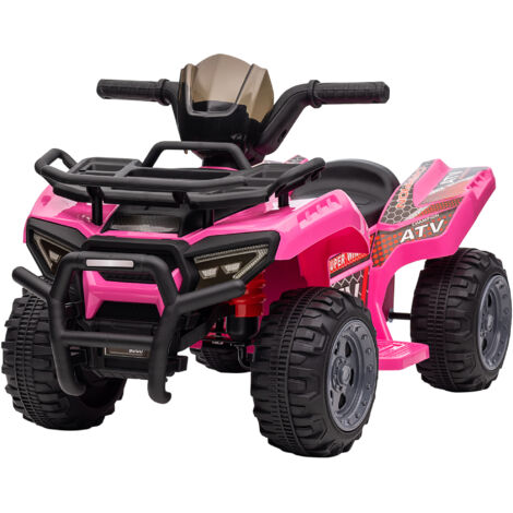 Quad buggy électrique enfant 18-36 mois 6V 2km/h rose (1/5)