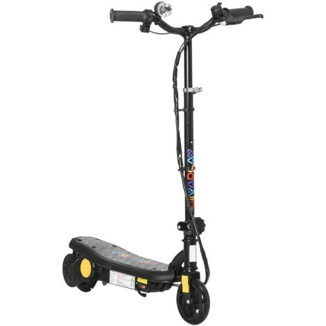 Trottinette électrique pliable 120W enfant 7-14 ans 12km/h max autonomie 10km noir (1/5)
