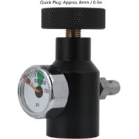 Adaptateur de Recharge CO2 pour SodaStream, Connecteur et Régulateur 0-3000 psi