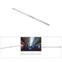 Barre en acier rapide HSS pour tour, outil de tournage rectangulaire en acier blanc (3x6x200 mm)