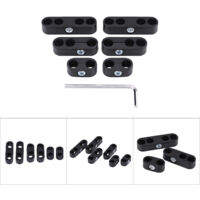 Séparateurs de fils de bougie 7mm et 8mm pour Chevrolet, Ford et Mopar, noirs