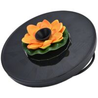 Fontaine Flottante Solaire Mini pour Bassin d'Oiseaux - Pompe à Eau Solaire pour Jardin, Étang, Piscine Extérieure