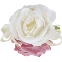 Bracelet floral artificiel pour mariage - Corsage rose pour demoiselle d'honneur et anniversaire