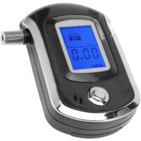 Testeur d'Alcool Digital LCD Portable Mini AT6000 - Alcootest Professionnel à Souffle