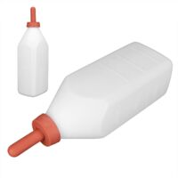 Biberon d'allaitement 4L vertical pour veaux, bidon à lait portable pour bétail et nourrisson bovin