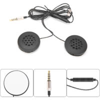 Casque audio filaire pour casque avec intercom, micro HD haute fidélité et mains libres