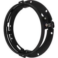 Anneau de fixation rond 7 pouces pour phare de moto, support d'adaptateur de phare noir