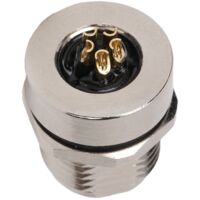 Prise M8 IP67 5 broches étanche pour montage sur panneau - Connecteur adaptateur