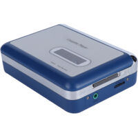 Lecteur de Cassette Bluetooth avec Auto-Reverse et Sortie pour Casque ou Enceinte