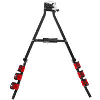 Support vélo voiture 3601 en acier, porte-velos attelage arrière pour fourgon et automobile, accessoire de rack pratique.