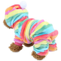 Vêtements Chauds d'Automne Hiver pour Chien Chat - Combinaison Pyjama Douce Animaux Domestiques