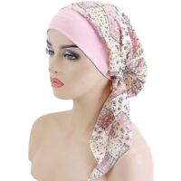 Foulard pour femmes atteintes de cancer, chimiothérapie, perte de cheveux, turban pré-noué, bandana, neuf