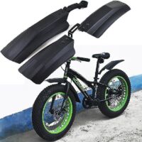 Garde-boue de vélo de neige de qualité supérieure, 20 pouces et 26 pouces, pour Fat Bike, 2 pièces, avant et arrière.