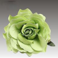Broche en tissu rose, pince à cheveux, corsage, épingle de revers, bijou fantaisie, cadeau pour femme - Vert