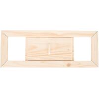 Ventilation en bois pour sauna, fenêtre de ventilation pour sauna, fournitures pour sauna.