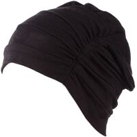 Bonnet chimio confortable, bonnet de nuit, bonnet anti-cancer, sous-bonnet - Noir