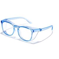 Lunettes de sécurité anti-buée, anti-lumière bleue, pour femmes et hommes, lunettes de protection anti-pollen, anti-soleil (bleu)