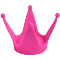 Couronne décorative pour casque avec ventouse en silicone, mignonne, pour casque de moto enfant.