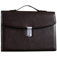 Porte-documents de bureau marron pour réunions professionnelles