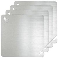 Plaques de recouvrement métalliques pour boîtes électriques, plaques de recouvrement pour boîtes de jonction électriques argentées