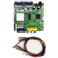 Carte de conversion vidéo HD RGB/CGA/YUV vers VGA pour jeux d'arcade (voir illustration)