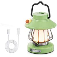 Lampe LED rechargeable à engrenages pour enfants, verte