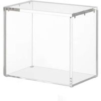 Vitrine en acrylique transparent pour objets de collection et figurines