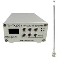 Émetteur TV analogique VHF/UHF TV-TX200 avec antenne télescopique