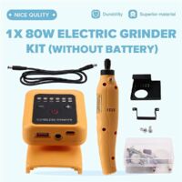 Kit de broyeur électrique 80 W à vide pour broyeur électrique DIY