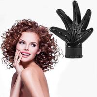Diffuseur pour sèche-cheveux compatible avec la plupart des sèche-cheveux, idéal pour les cheveux bouclés, ondulés et naturels. Convient à tous les types de cheveux.