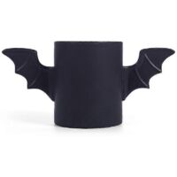 Mug Batman en céramique, motif ailes de Batman, mug 3D noir