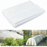 Voile d'hivernage pour plantes d'extérieur, rouleau de voile d'hivernage pour la protection des plantes en hiver, voile d'hivernage pour jardin, 1,6 x 5 m