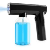 Brumisateur d'eau sans fil pour coiffeur, brumisateur électrique, vapeur d'eau, noir