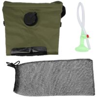 Sac de douche solaire chauffant pour extérieur, portable, pour le camping et la randonnée, sac de rangement d'eau pour la douche