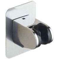 Shower Holder Self Adhesive Detachable Wall Mounted Shower Head Holder Adjustable Angle Waterproof