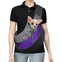 Sac de transport pour chat/chien, sac bandoulière pour chien et chat, sac de transport bandoulière pour chiot et chat