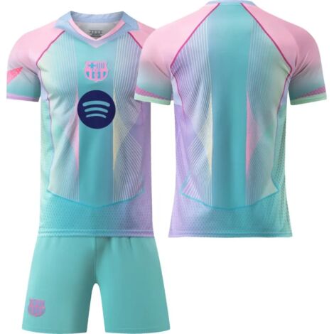 Maillot d'entraînement football adulte et enfant, tenue de sport complète avec éventail intégré-L